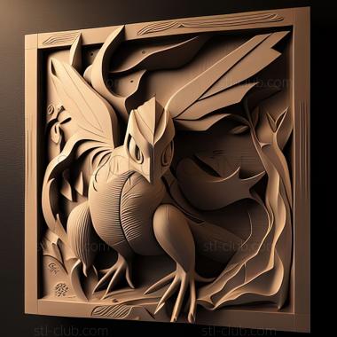 3D model Pokemon Black and White anime (STL)